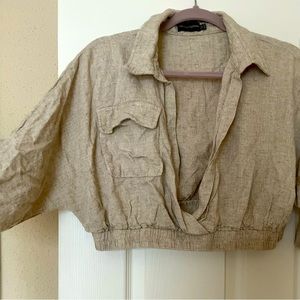 Pretty Little Thing Cropped Cargo Top